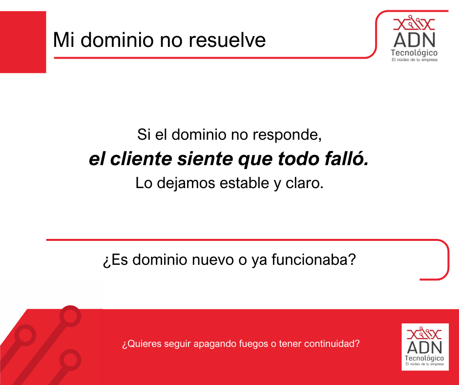 Mi dominio no resuelve