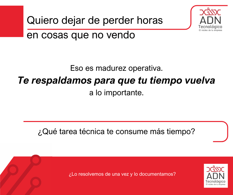 Dejar de perder horas en tareas técnicas