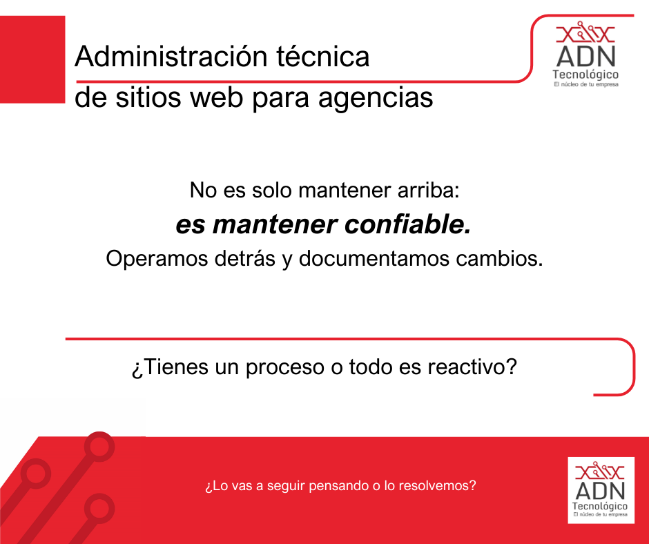 Administración técnica de sitios web