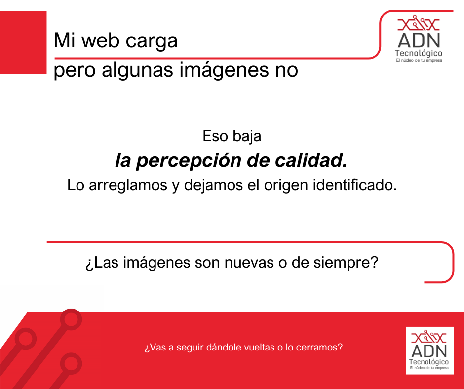 Algunas imágenes de mi web no cargan