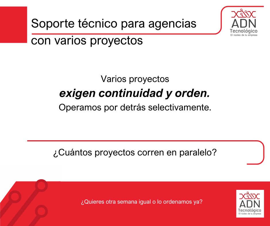 Agencias con varios proyectos activos