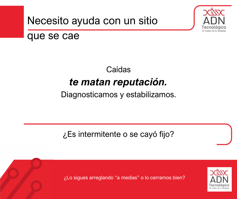 Ayuda con un sitio que se cae