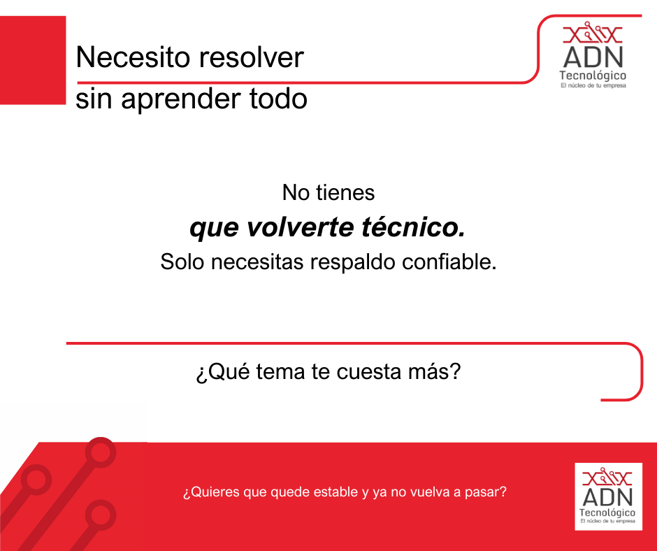 Resolver sin aprender toda la parte técnica